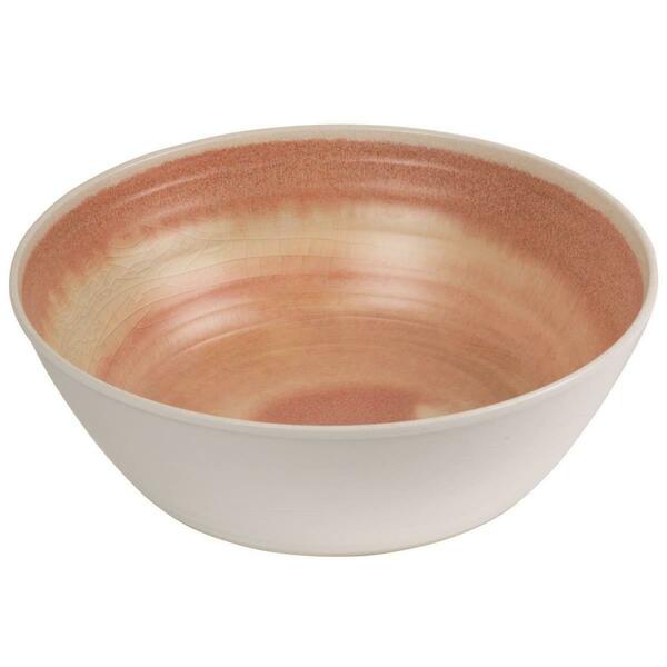 Tarhong Raku Servebowl - Coral PPW5121MASRC